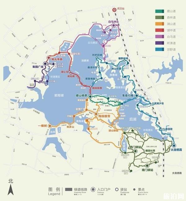 武漢東湖綠道騎行路線(xiàn)推薦